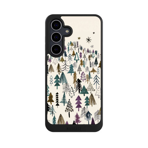 Samsung Galaxy S25 FE NIVOcore Bergbäume Wald Lila