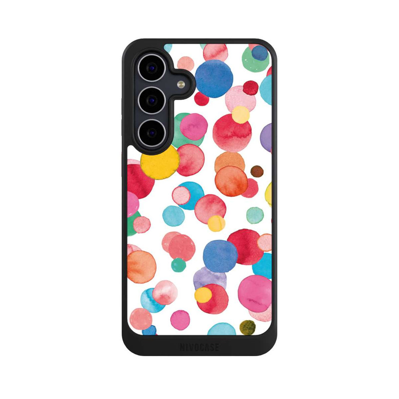 Galaxy S25 FE NIVOcore Summer Polka Dots Watercolor