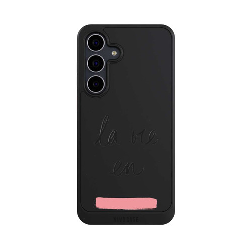 Samsung Galaxy S25 FE NIVOcore La vie en Pink Transparent