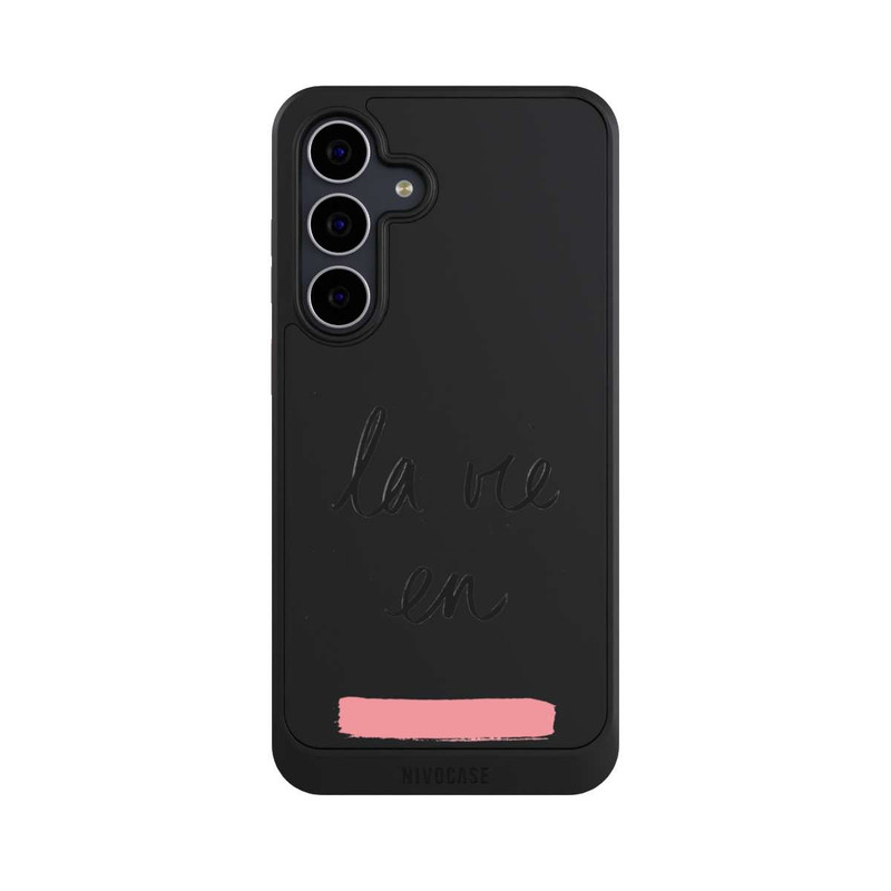 Galaxy S25 FE NIVOcore La vie en Pink Transparent