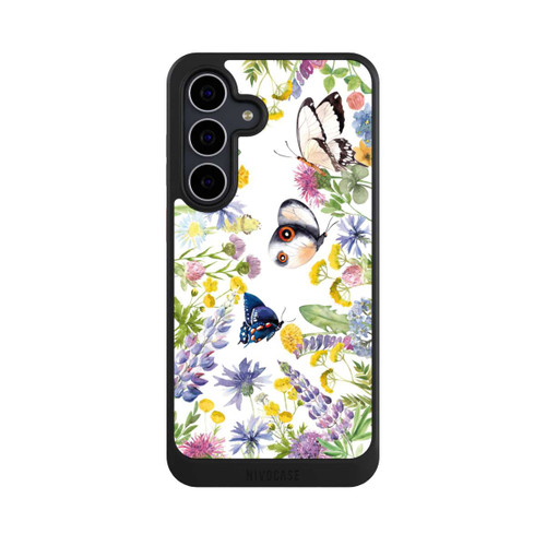 Samsung Galaxy S25 FE NIVOcore Colourful Spring Flowers and Butterflies