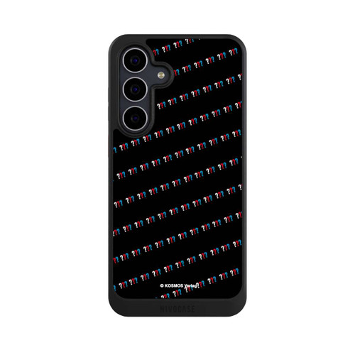 Samsung Galaxy S25 FE NIVOcore Drei Fragezeichen Muster Schräg