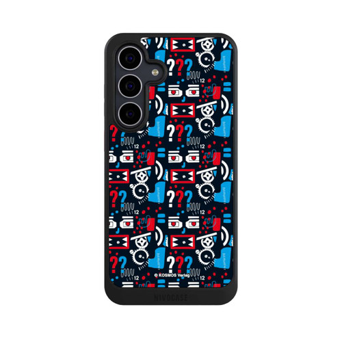 Samsung Galaxy S25 FE NIVOcore Drei Fragezeichen Wildes Muster