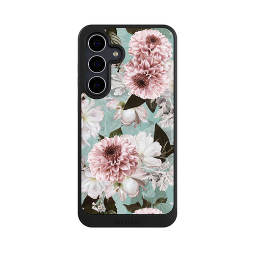 Samsung Galaxy S25 FE NIVOcore Flower Wallpaper Baroque Blue