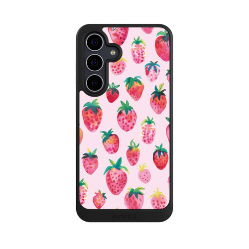 Samsung Galaxy S25 FE NIVOcore Aquarell Erdbeeren