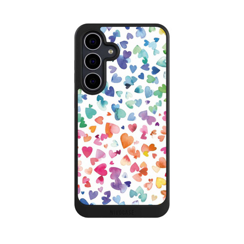 Samsung Galaxy S25 FE NIVOcore Liebesherzen aquarell