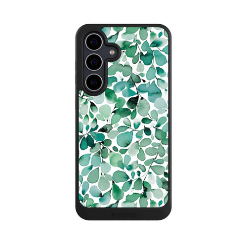 Samsung Galaxy S25 FE NIVOcore Aquarellmuster Blätter