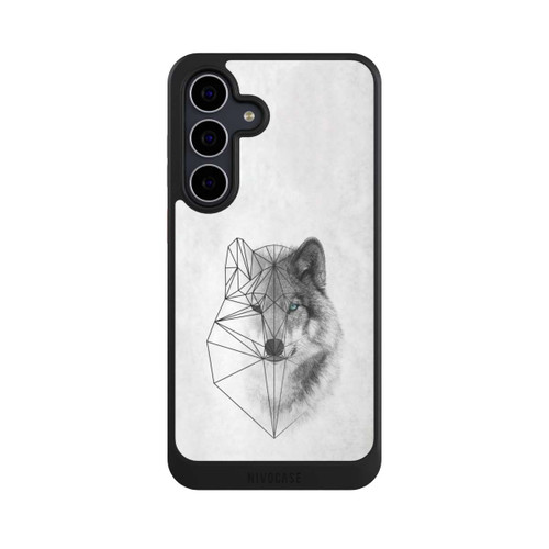 Samsung Galaxy S25 FE NIVOcore Polygonaler Wolf