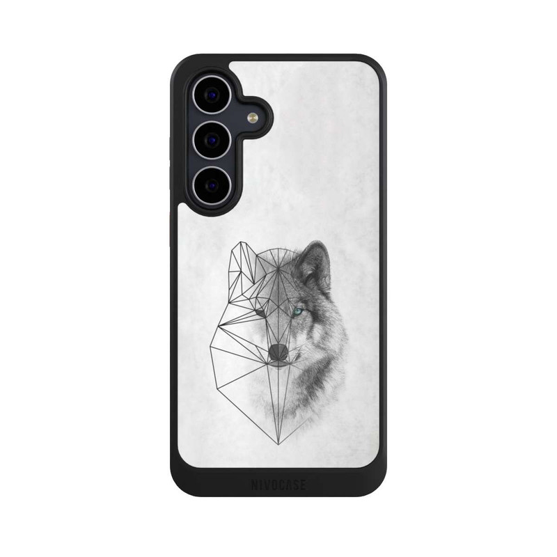 Galaxy S25 FE NIVOcore Polygonaler Wolf