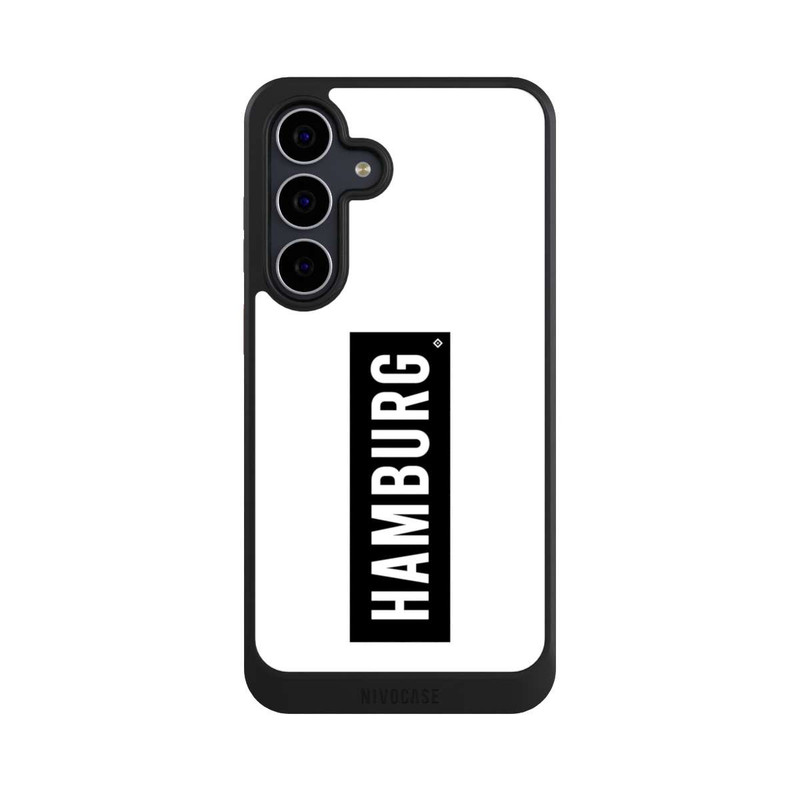 Galaxy S25 FE NIVOcore HSV Hamburg Schwarz Weiss