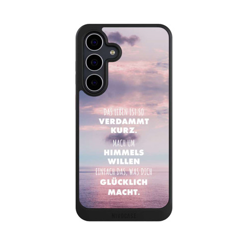 Samsung Galaxy S25 FE NIVOcore Das Leben Ist So Verdammt Kurz