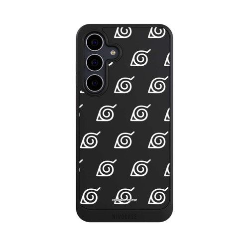 Samsung Galaxy S25 FE NIVOcore white Konoha-Pattern Transparent