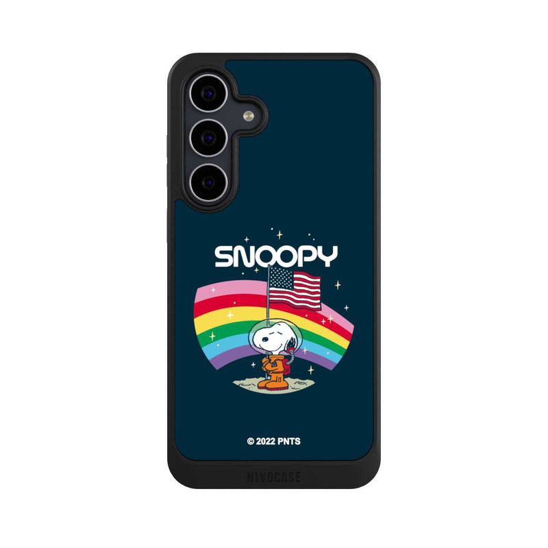 Galaxy S25 FE NIVOcore Snoopy Space Traveller Rainbow