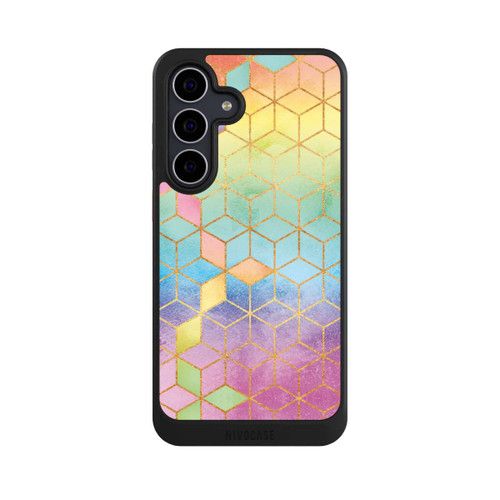 Samsung Galaxy S25 FE NIVOcore Regenbogenwürfel