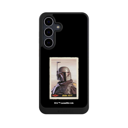 Samsung Galaxy S25 FE NIVOcore Boba Fett Badges Schwarzer Hintergrund