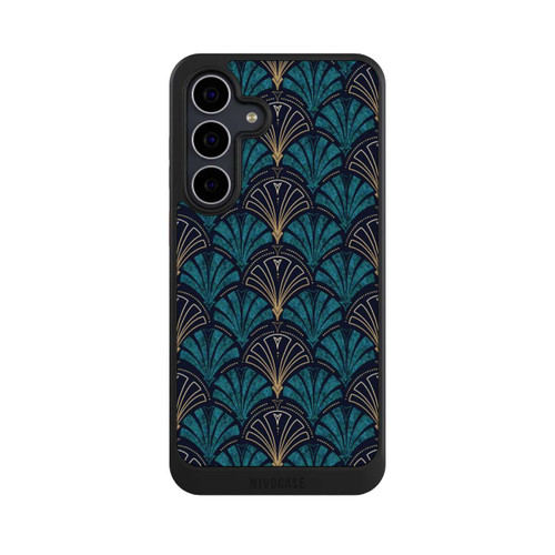 Samsung Galaxy S25 FE NIVOcore Art Deco Aquamarin Gold