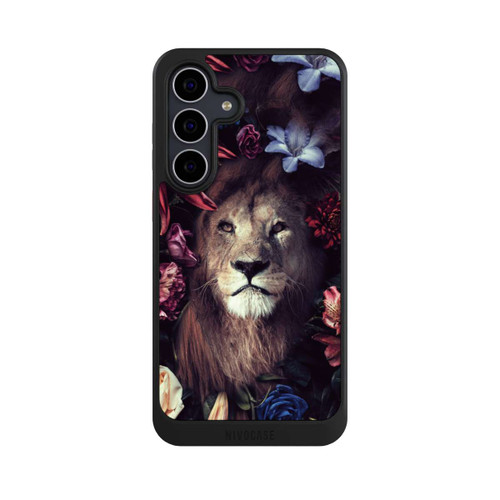Samsung Galaxy S25 FE NIVOcore Löwe Blumenrahmen