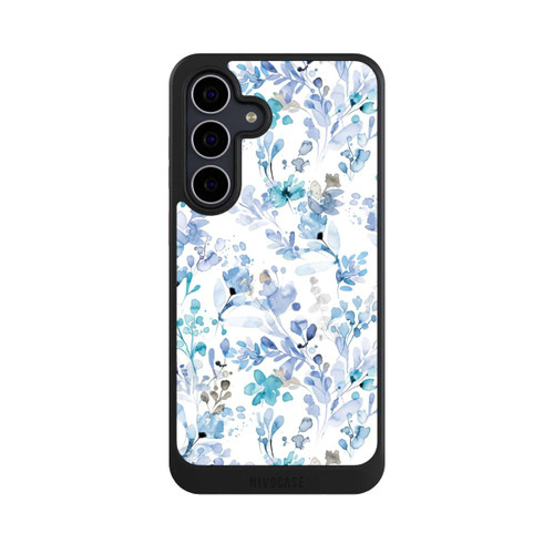 Samsung Galaxy S25 FE NIVOcore Frühlingsunkraut blau