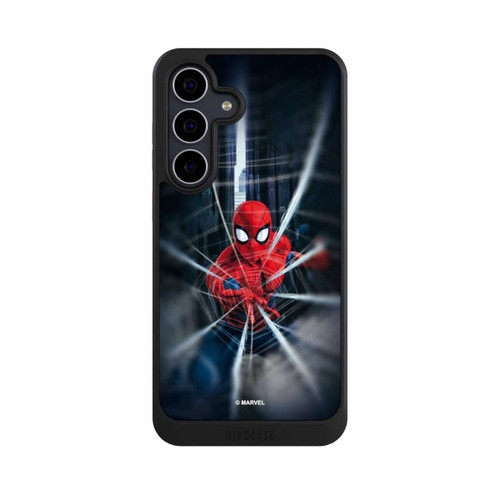 Samsung Galaxy S25 FE NIVOcore Spider-Man Webs In Action
