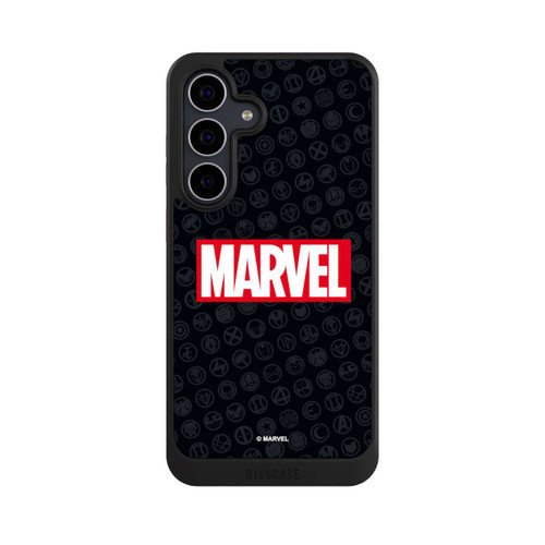 Samsung Galaxy S25 FE NIVOcore Marvel Logo Black Red 