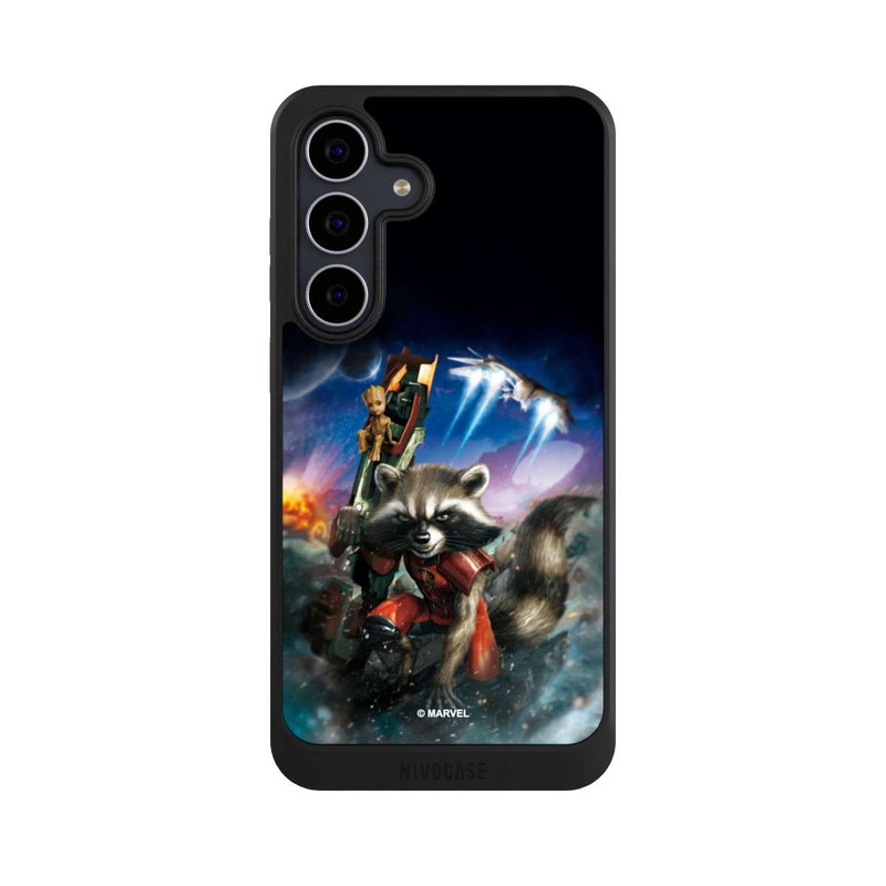 Galaxy S25 FE NIVOcore Rocket & Baby Groot Guardians Of The Galaxy