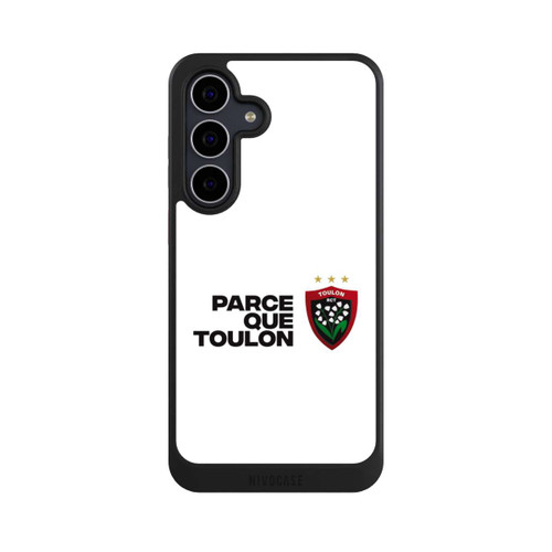 Samsung Galaxy S25 FE NIVOcore RC Toulonnais PQT Blanc