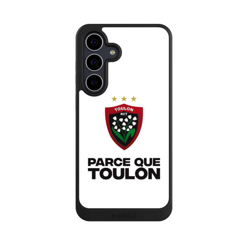 Samsung Galaxy S25 FE NIVOcore RC Toulonnais Blanc