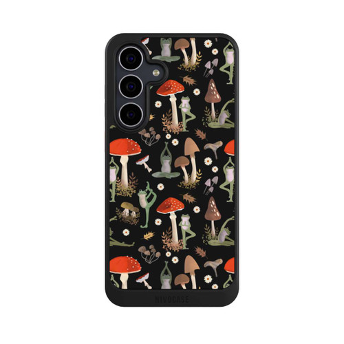 Samsung Galaxy S25 FE NIVOcore Yoga-Frösche mit Pilzen