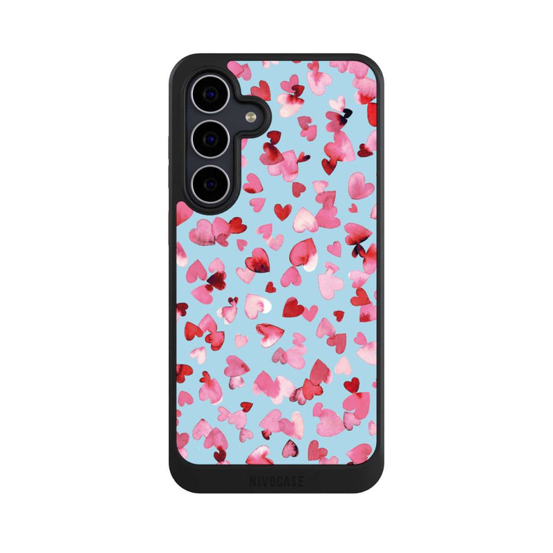 Galaxy S25 FE NIVOcore Valentines Love Hearts Pink Blue