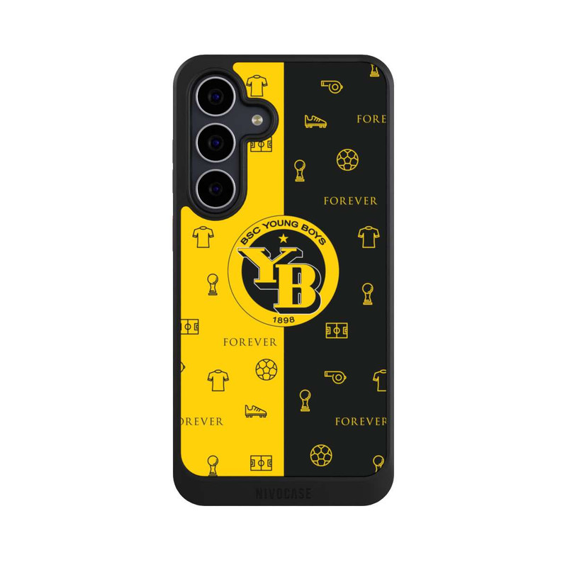 Galaxy S25 FE NIVOcore BSC YB Yellow Black Pattern