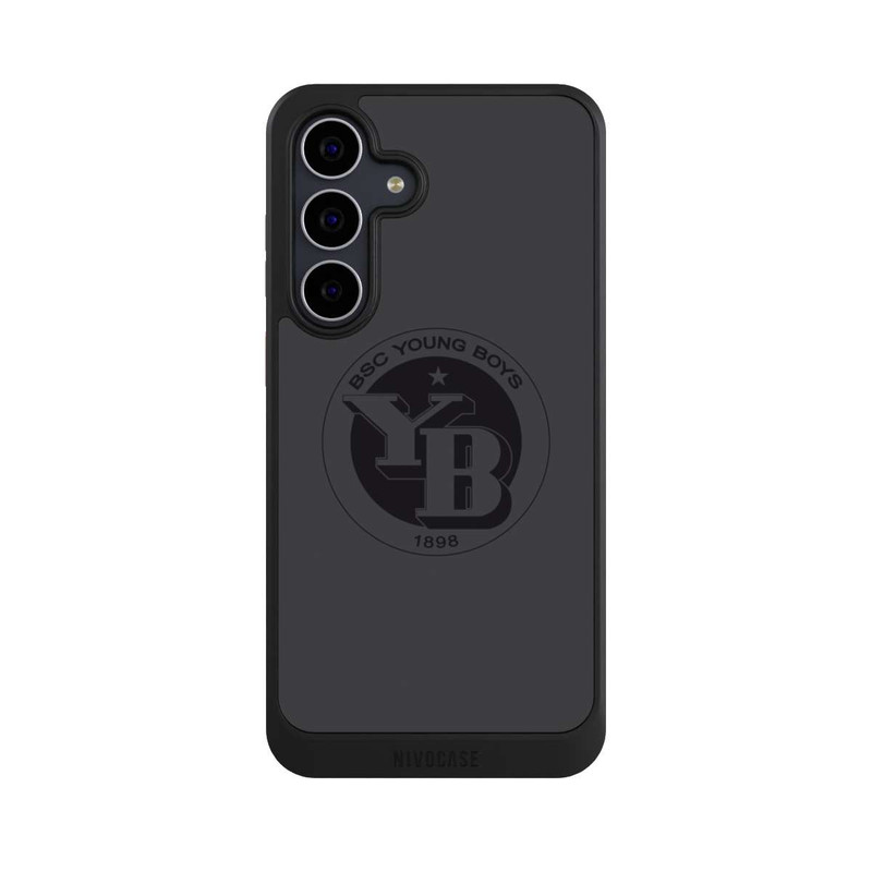 Galaxy S25 FE NIVOcore BSC YB Logo Grau