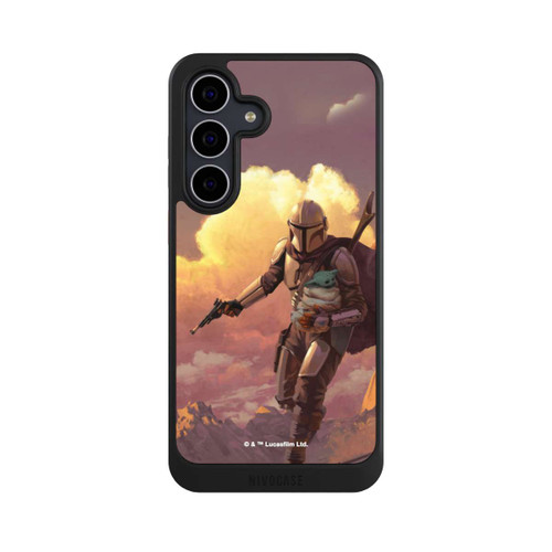 Samsung Galaxy S25 FE NIVOcore Der Mandalorianer und Grogu Sonnenguntergang Wolken