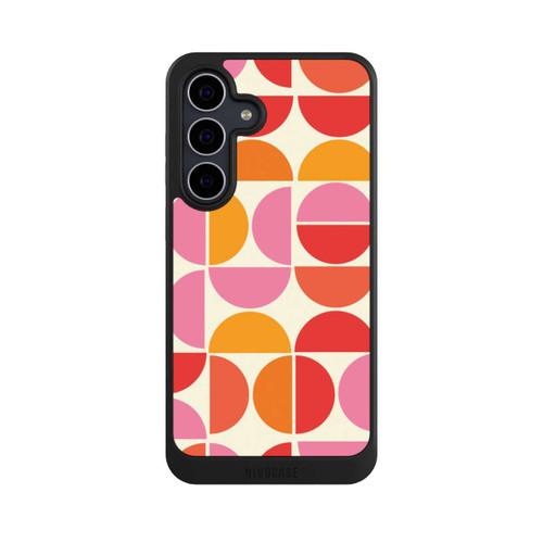 Samsung Galaxy S25 FE NIVOcore Retro Trend Pattern Orange