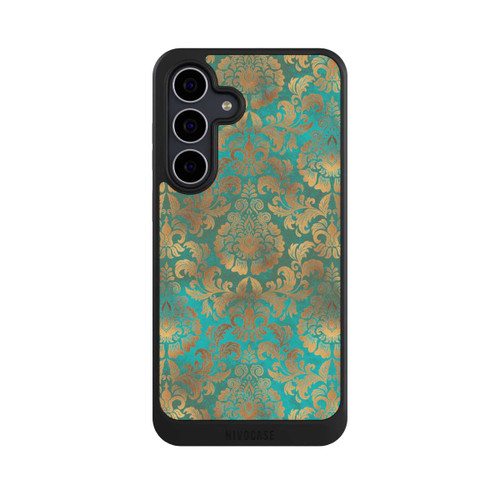 Samsung Galaxy S25 FE NIVOcore Damask Wallpaper Turquoise