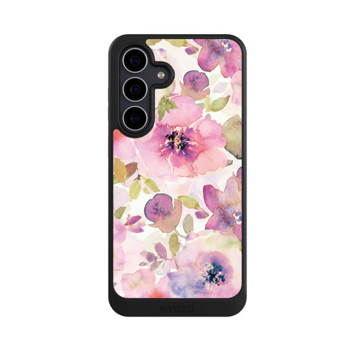 Samsung Galaxy S25 FE NIVOcore Tapete mit rosa Blumen