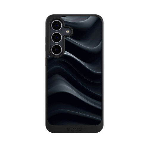 Samsung Galaxy S25 FE NIVOcore Black Waves Texture