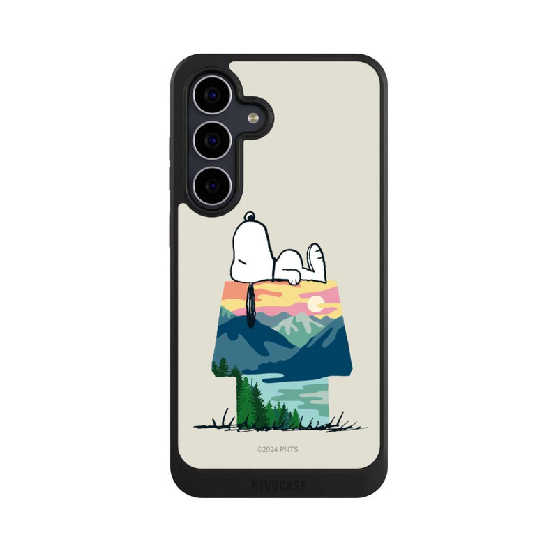 Galaxy S25 FE NIVOcore Snoopy Camping Hütte