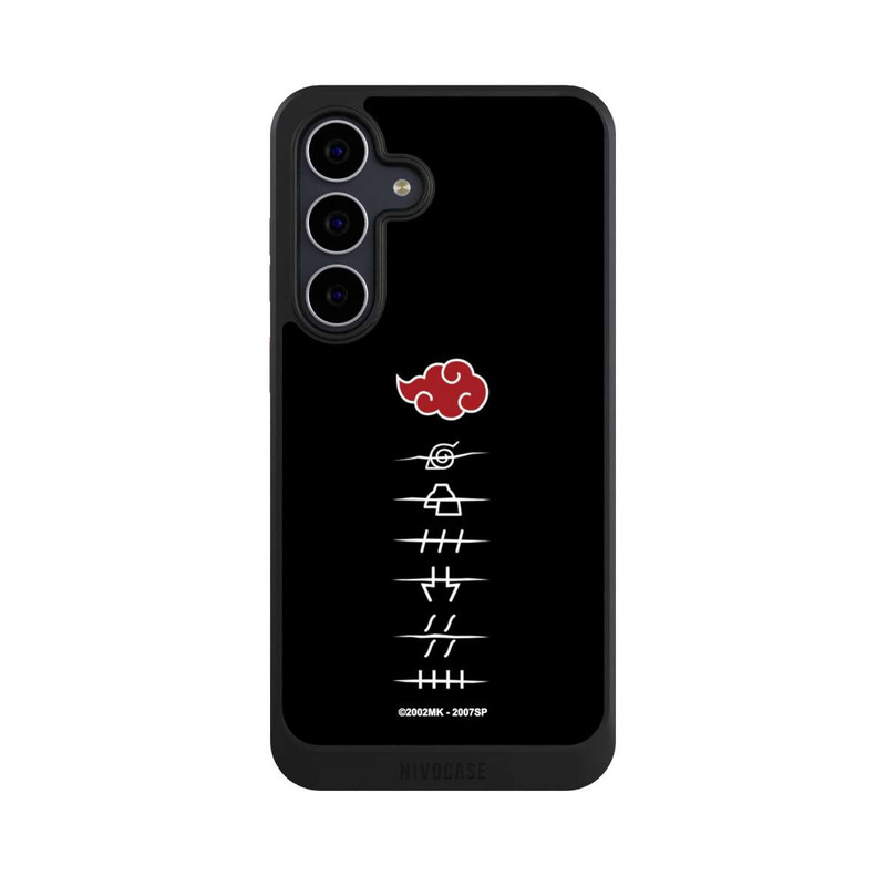 Galaxy S25 FE NIVOcore Akatsuki Member Symbols Black