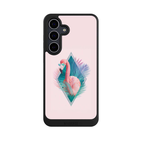 Samsung Galaxy S25 FE NIVOcore Tropical Leaves Flamingo