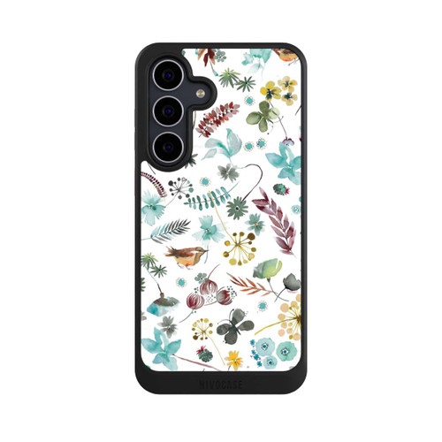 Samsung Galaxy S25 FE NIVOcore Botanischer Schmetterling Natur Blau