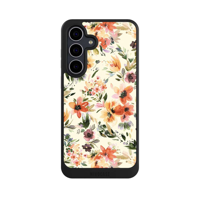 Galaxy S25 FE NIVOcore Summer Artistic Flowers Ivory