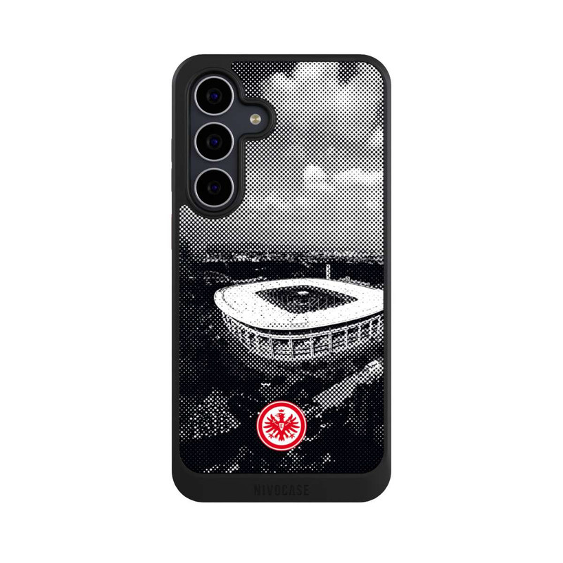 Galaxy S25 FE NIVOcore SGE Stadion Schwarz Weiß