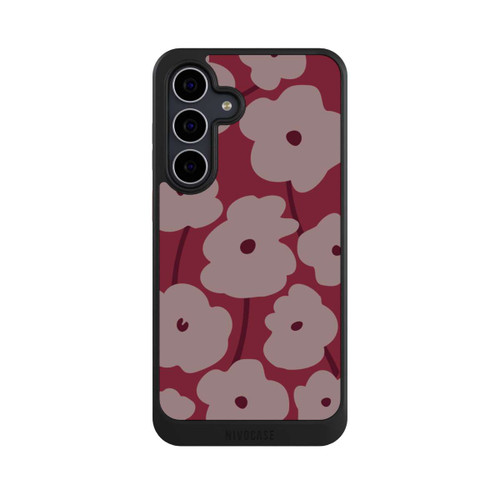 Samsung Galaxy S25 FE NIVOcore Minimalistic Flowers Bordeaux