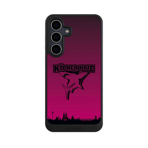 Samsung Galaxy S25 FE NIVOcore Kölner Haie Skyline Pink