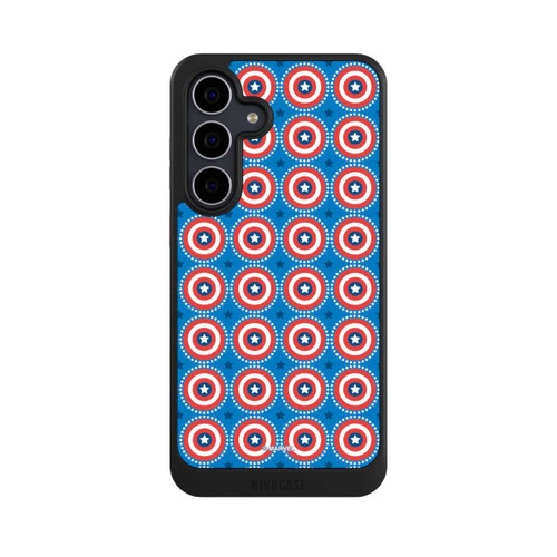 Samsung Galaxy S25 FE NIVOcore Captain American Shield Pattern