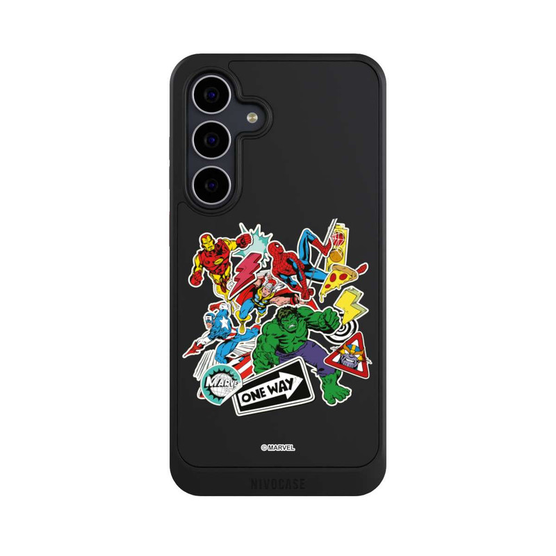 Galaxy S25 FE NIVOcore Capitan American Shield Transparent