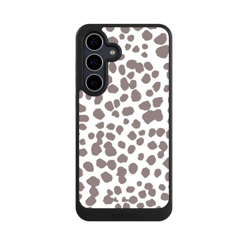 Samsung Galaxy S25 FE NIVOcore Cheetah Pattern Brown White