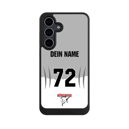 Samsung Galaxy S25 FE NIVOcore Kölner Haie Trikotmotiv Personalisierbar