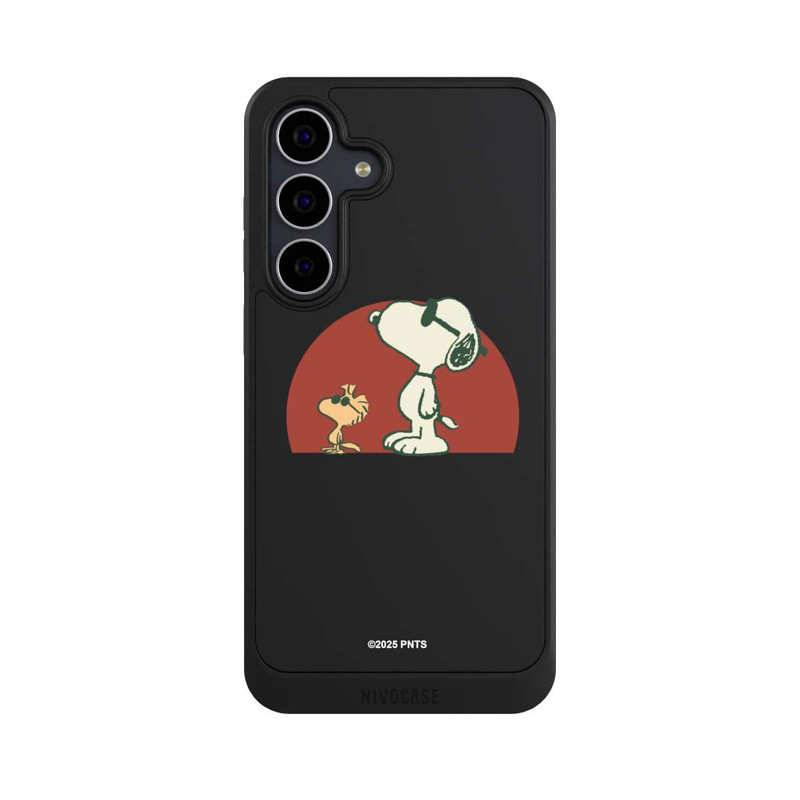 Galaxy S25 FE NIVOcore Snoopy Woodstock Far Out transparent