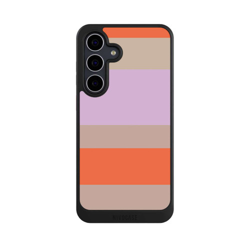 Samsung Galaxy S25 FE NIVOcore Moca Lila Orange Stripes